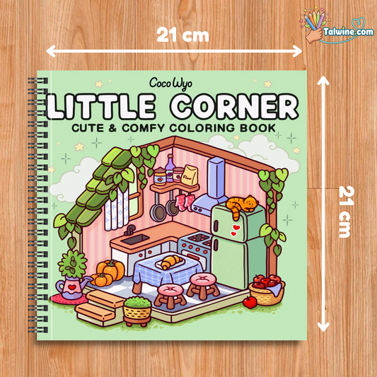 Little Corner: Coloring Book for Adults and Teens
