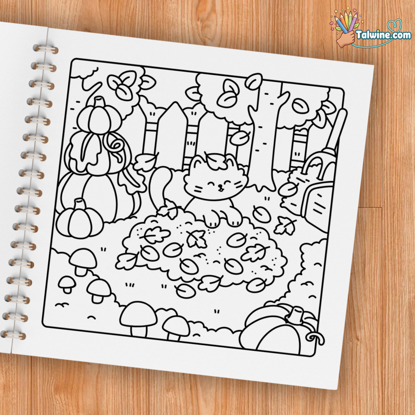 Cat Life Coloring Book
