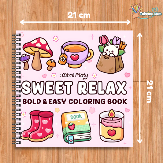 Sweet Relax Coloring Book