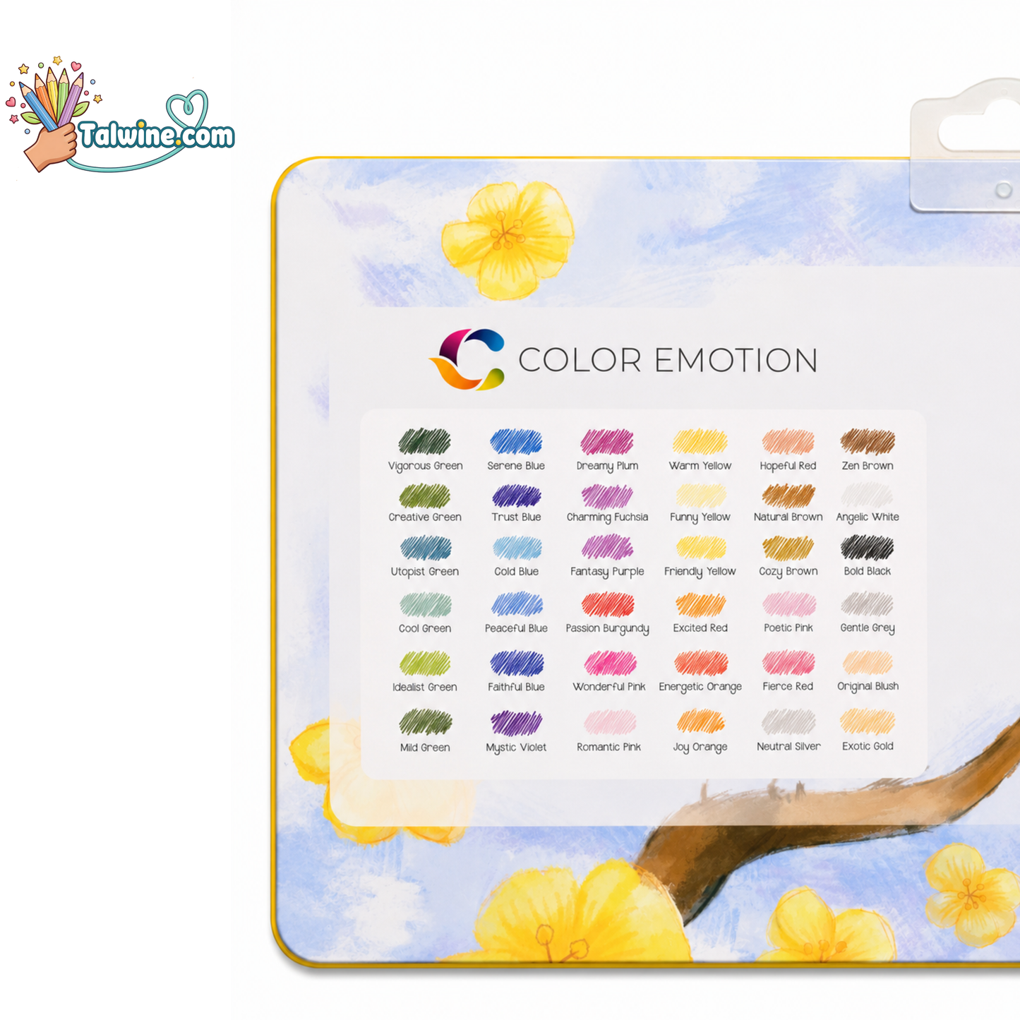 Deli Color Emotion – Boîte Métallique 36 Couleurs