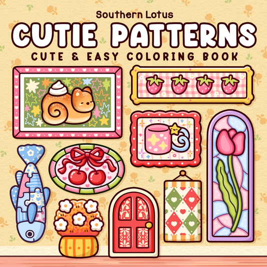 Cutie Patterns Coloring Book