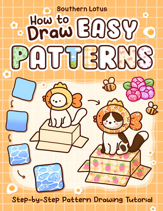How to Draw Easy Patterns: Cute and Fun Step-by-Step Guide for Adults and Teens