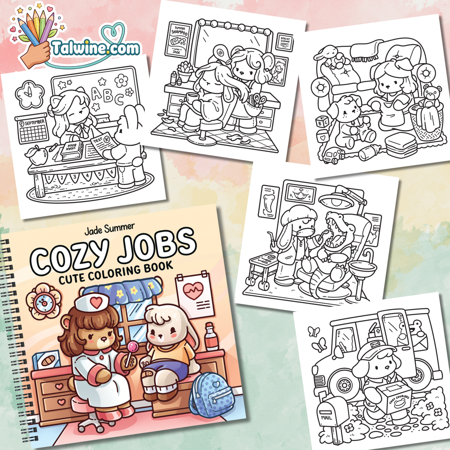 Choisis ton coloriage préféré | Talwine Bundle