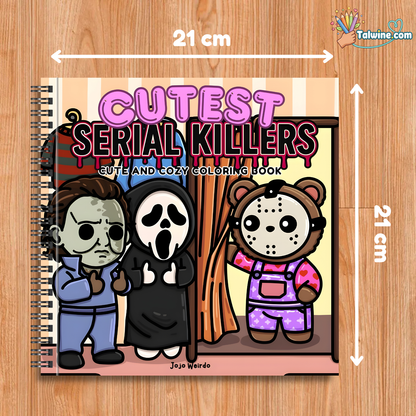 Cutest Serial Killers Coloring Book