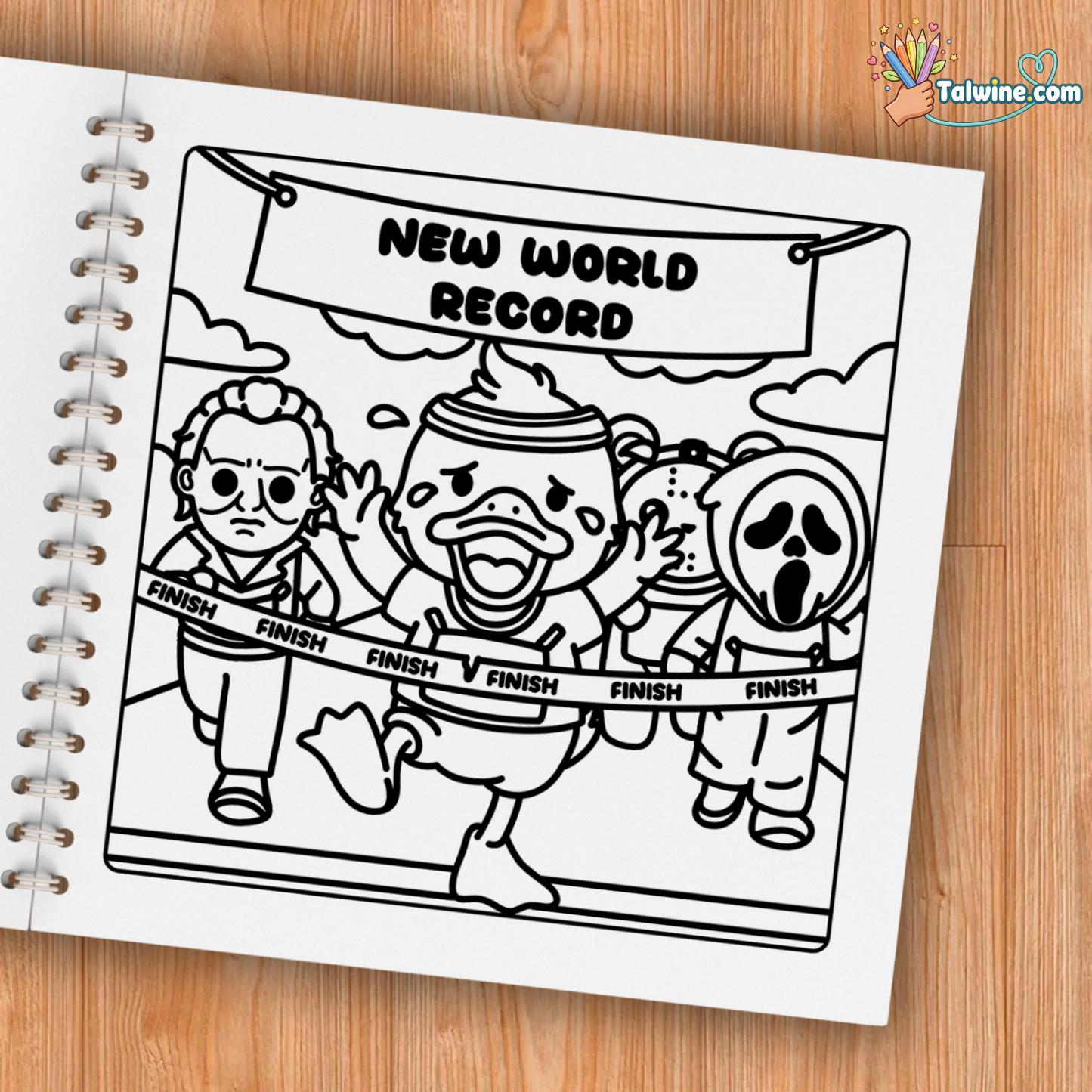 Cutest Serial Killers Coloring Book