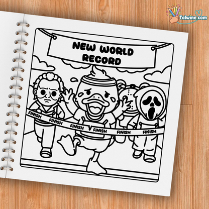 Cutest Serial Killers Coloring Book
