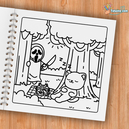 Cutest Serial Killers Coloring Book