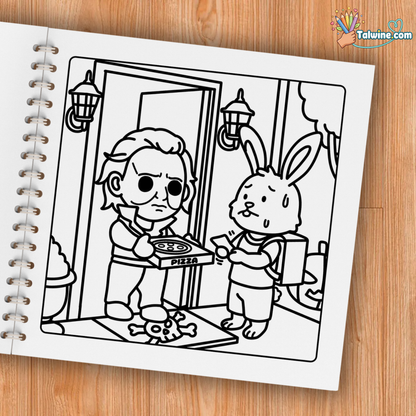 Cutest Serial Killers Coloring Book