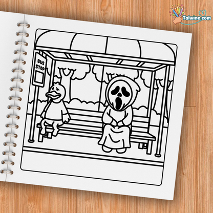 Cutest Serial Killers Coloring Book
