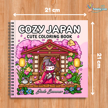Cozy Japan Coloring Book