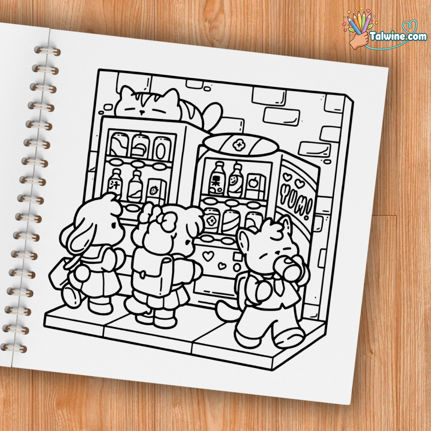 Cozy Japan Coloring Book