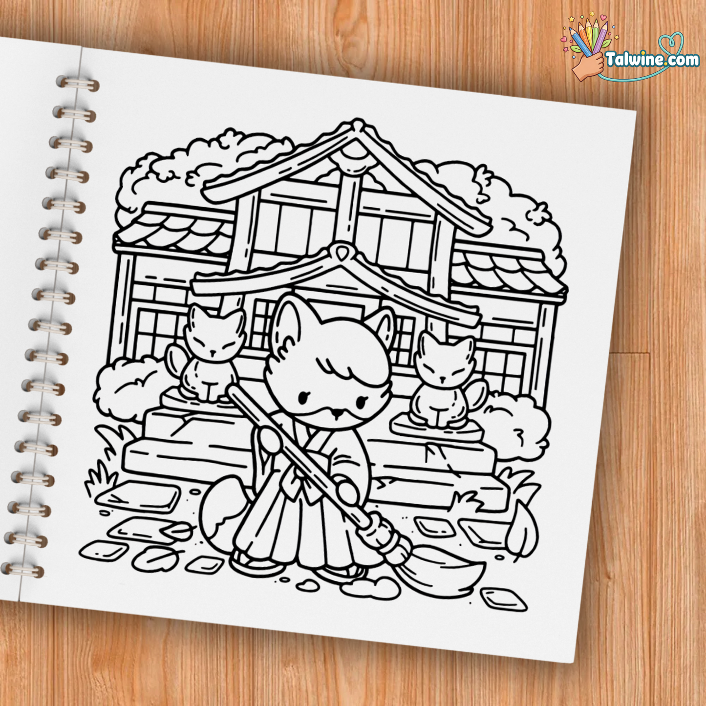 Cozy Japan Coloring Book