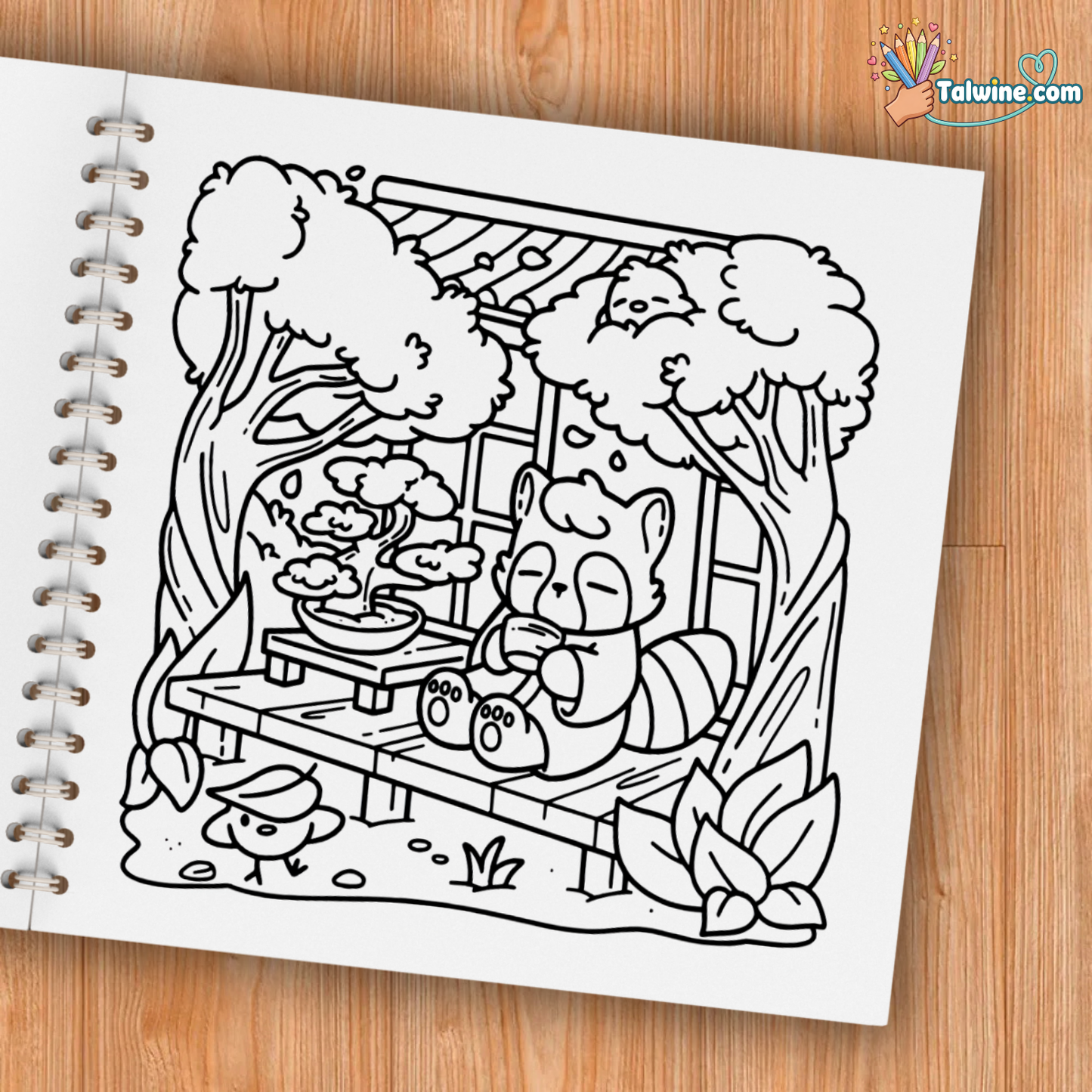 Cozy Japan Coloring Book