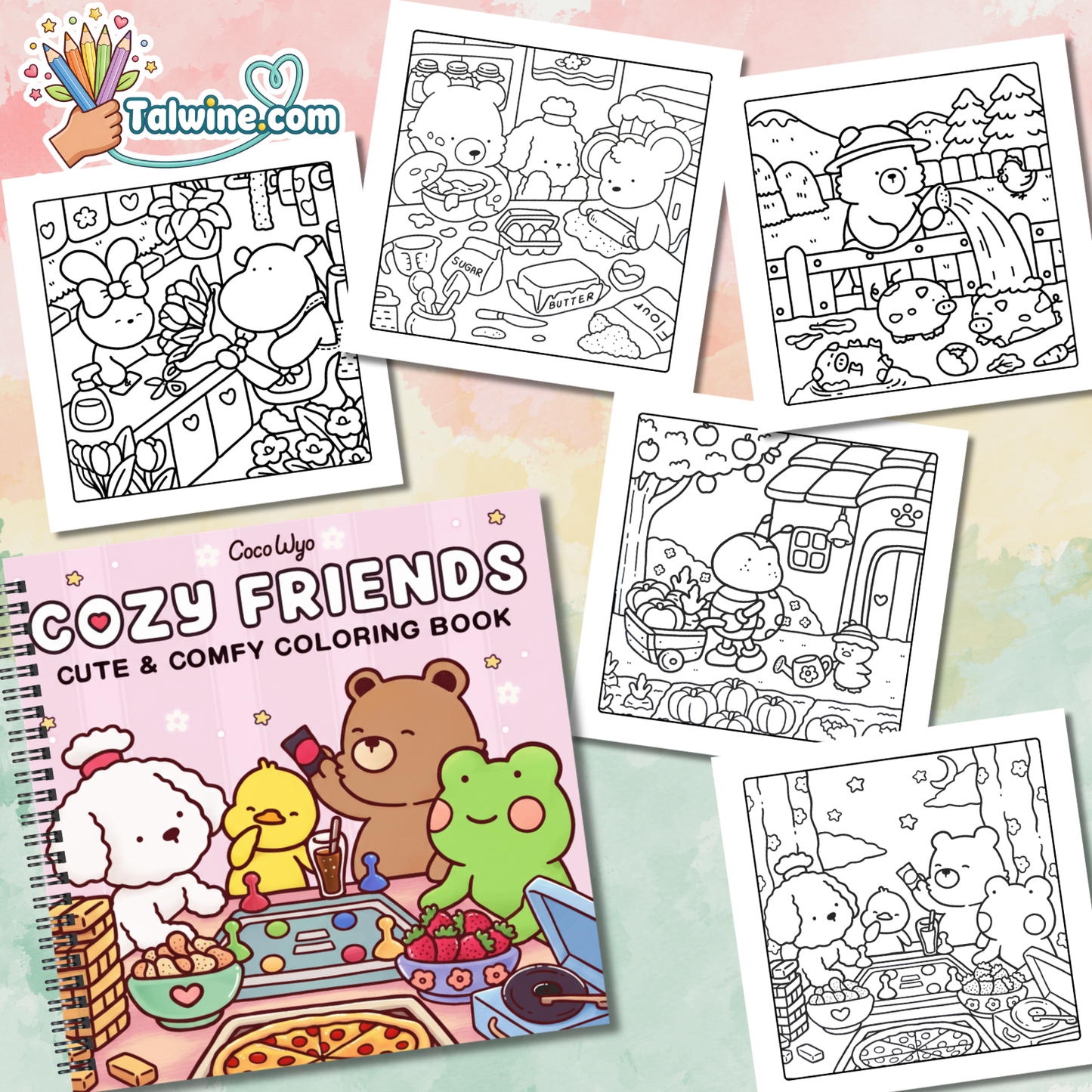 Choisis ton coloriage préféré | Talwine Bundle