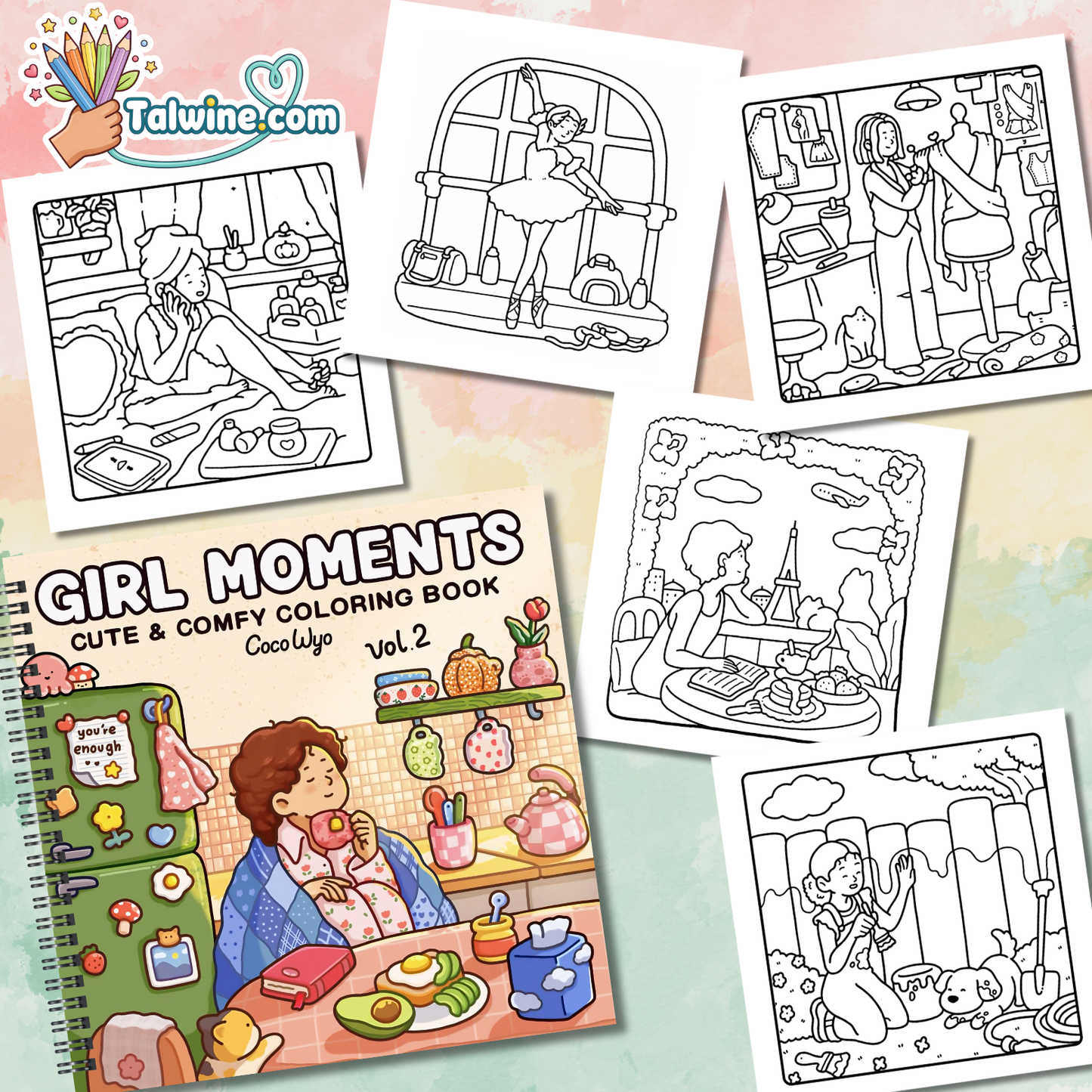 Choisis ton coloriage préféré | Talwine Bundle