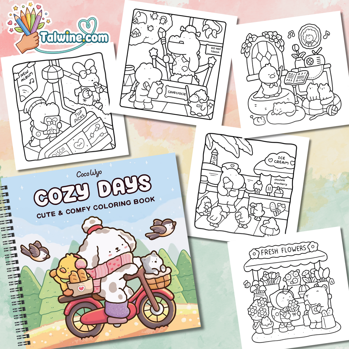 Choisis ton coloriage préféré | Talwine Bundle