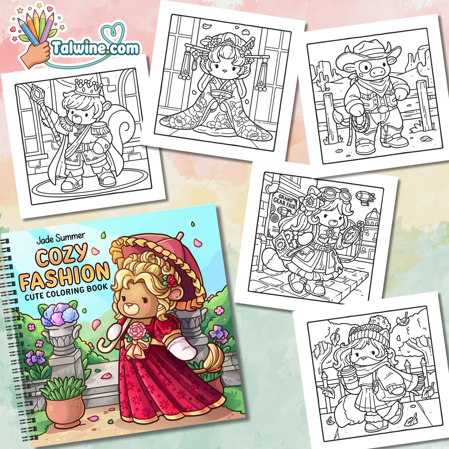 Choisis ton coloriage préféré | Talwine Bundle