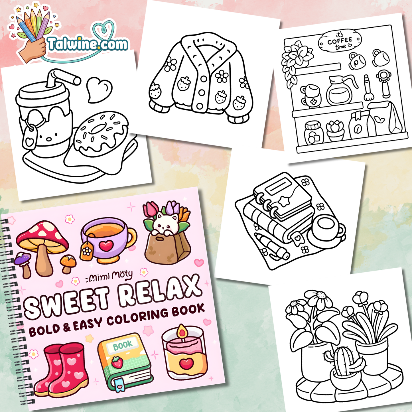 Choisis ton coloriage préféré | Talwine Bundle