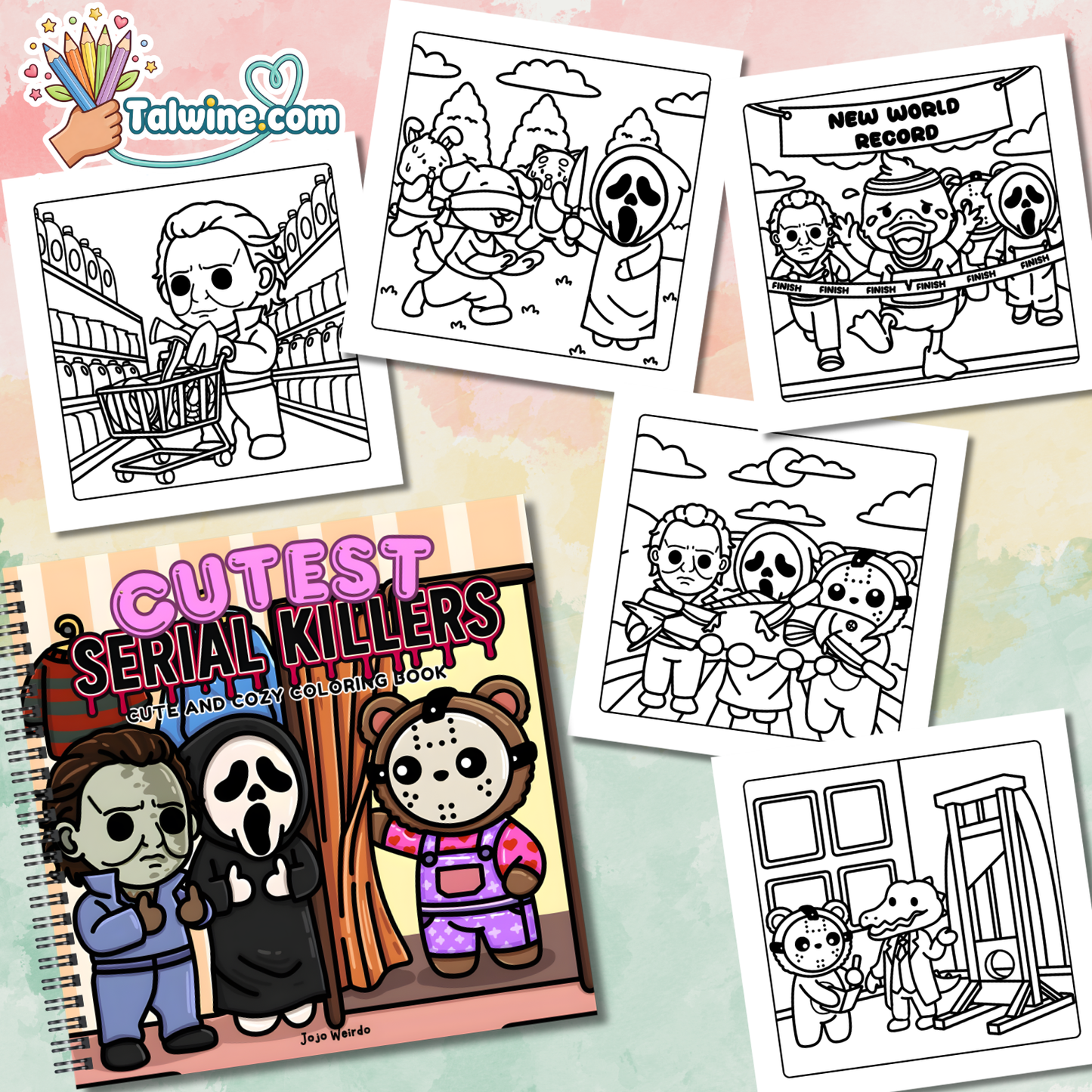 Choisis ton coloriage préféré | Talwine Bundle