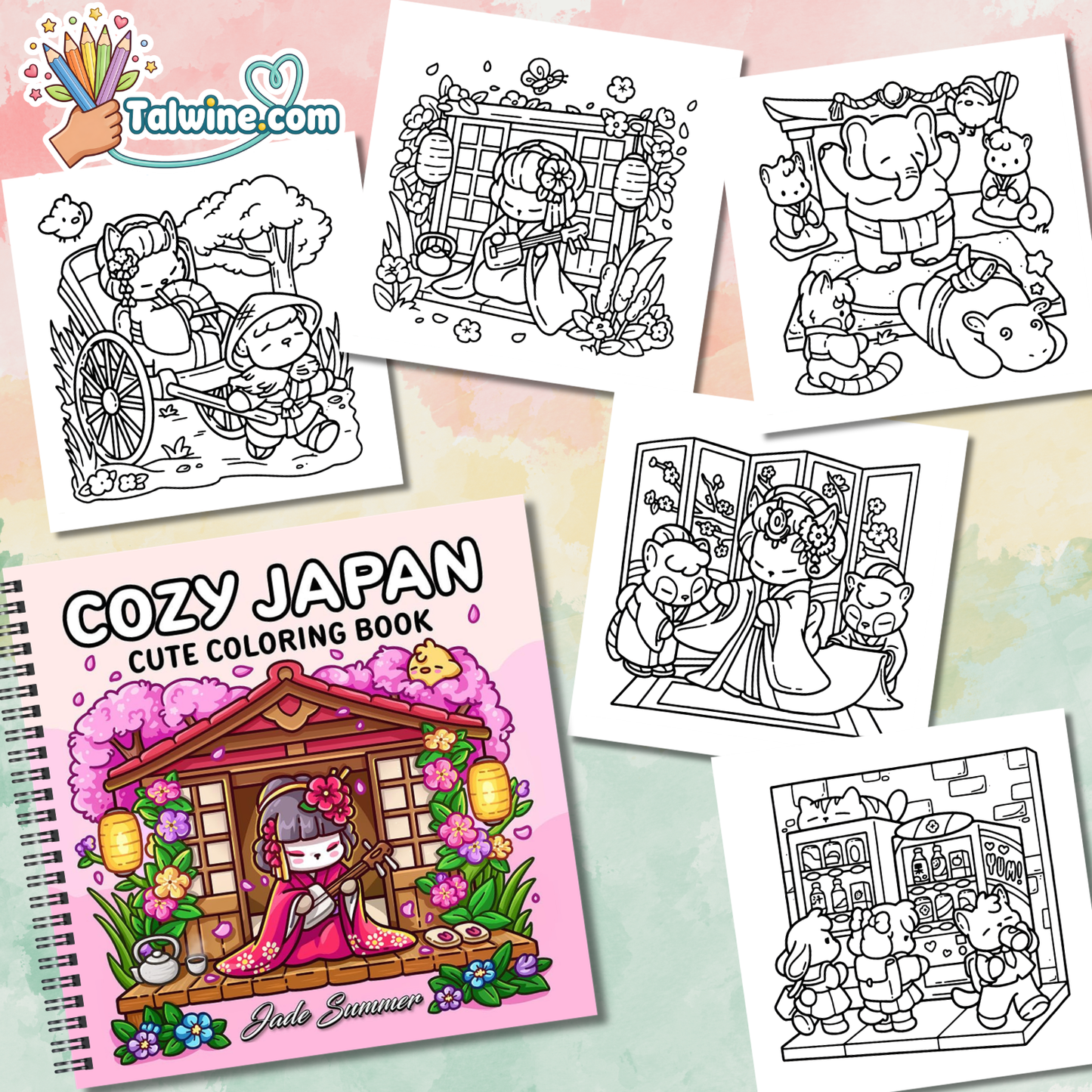 Choisis ton coloriage préféré | Talwine Bundle