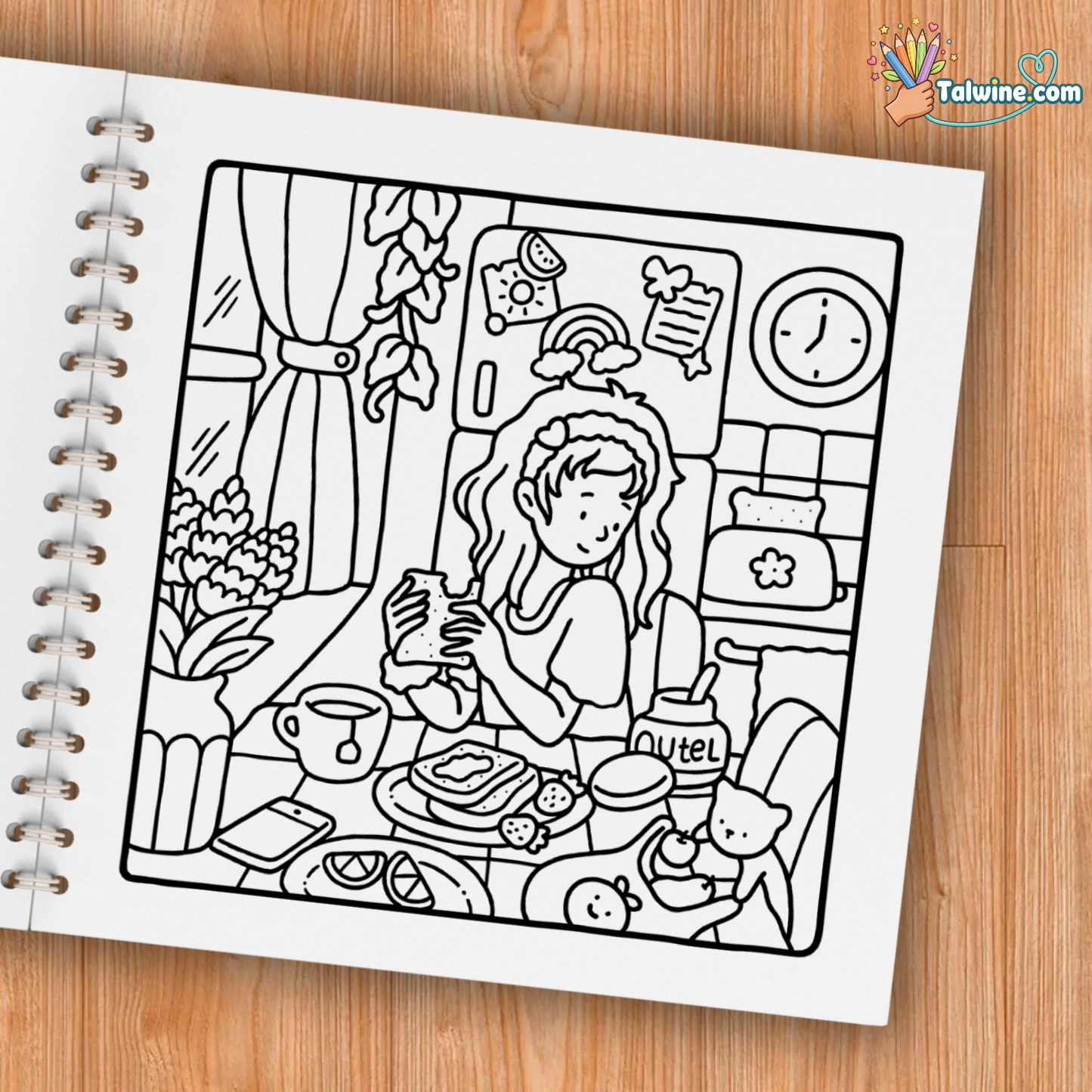 Girl Moments: Coloring Book