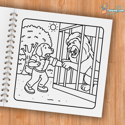 Cozy Crime Scenes Coloring Book