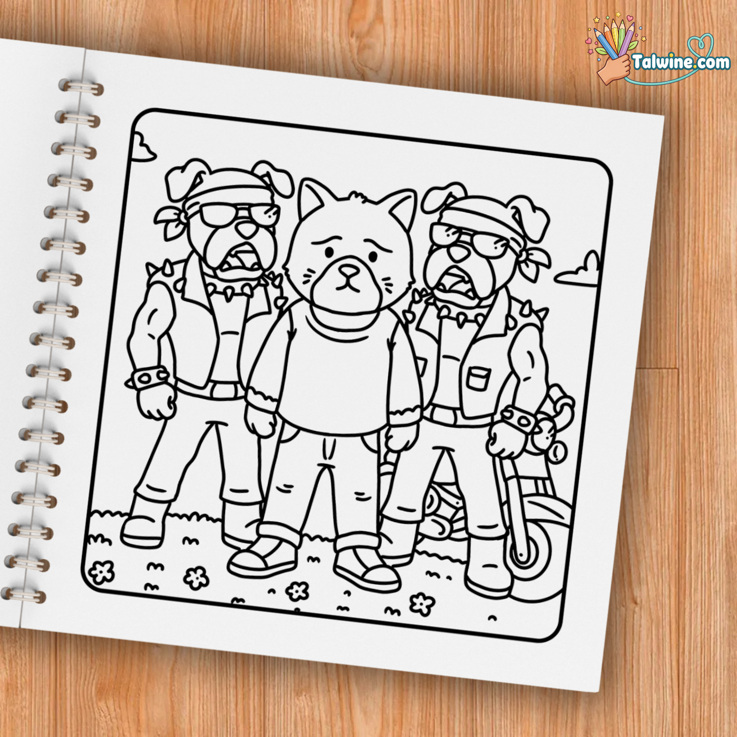 Cozy Crime Scenes Coloring Book