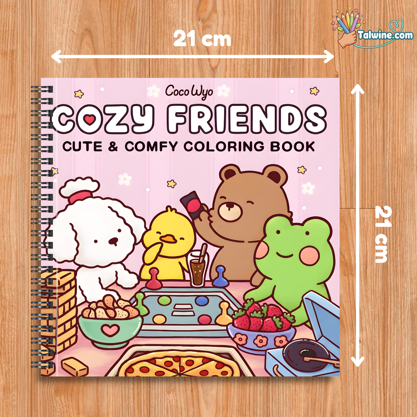 Cozy Friends Coloring Book