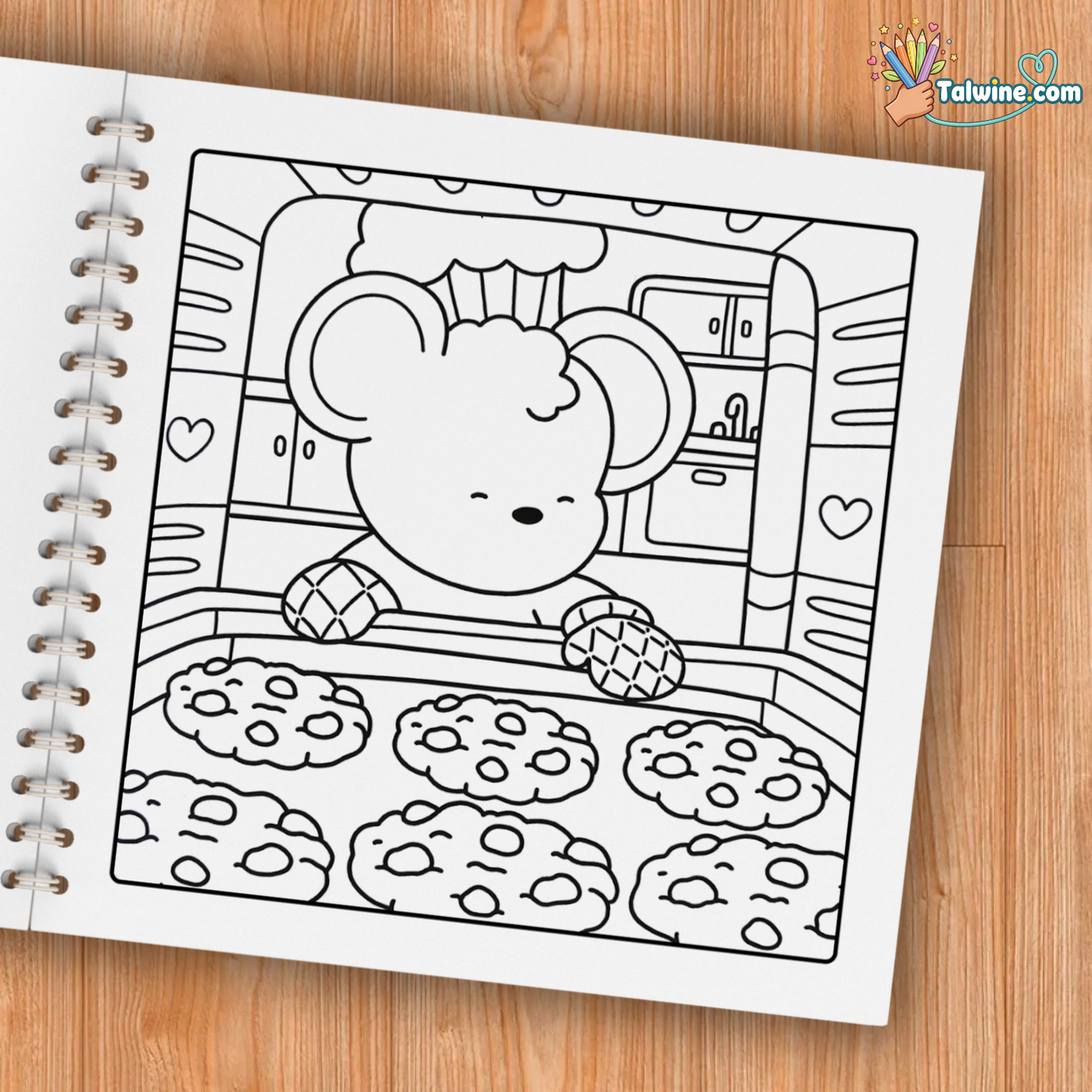 Cozy Friends Coloring Book