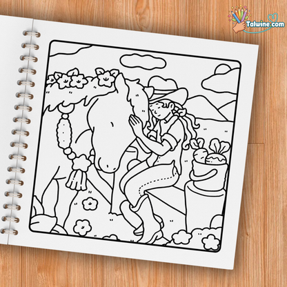 Girl Moments: Vol. 2 Coloring Book for Adults and Teens