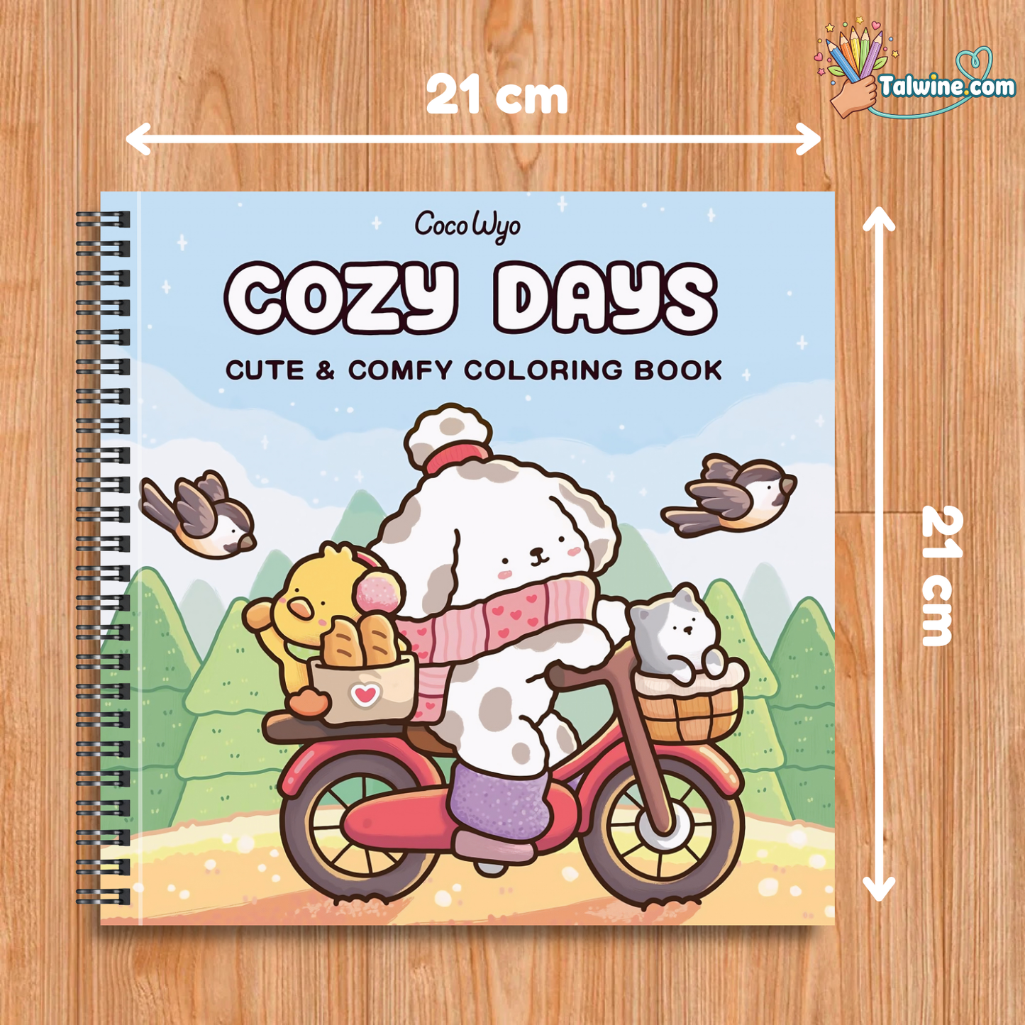 Cozy Days: Coloring Book for Adults and Kids