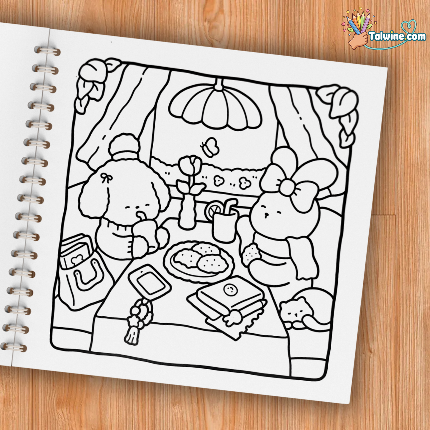 Cozy Days: Coloring Book for Adults and Kids