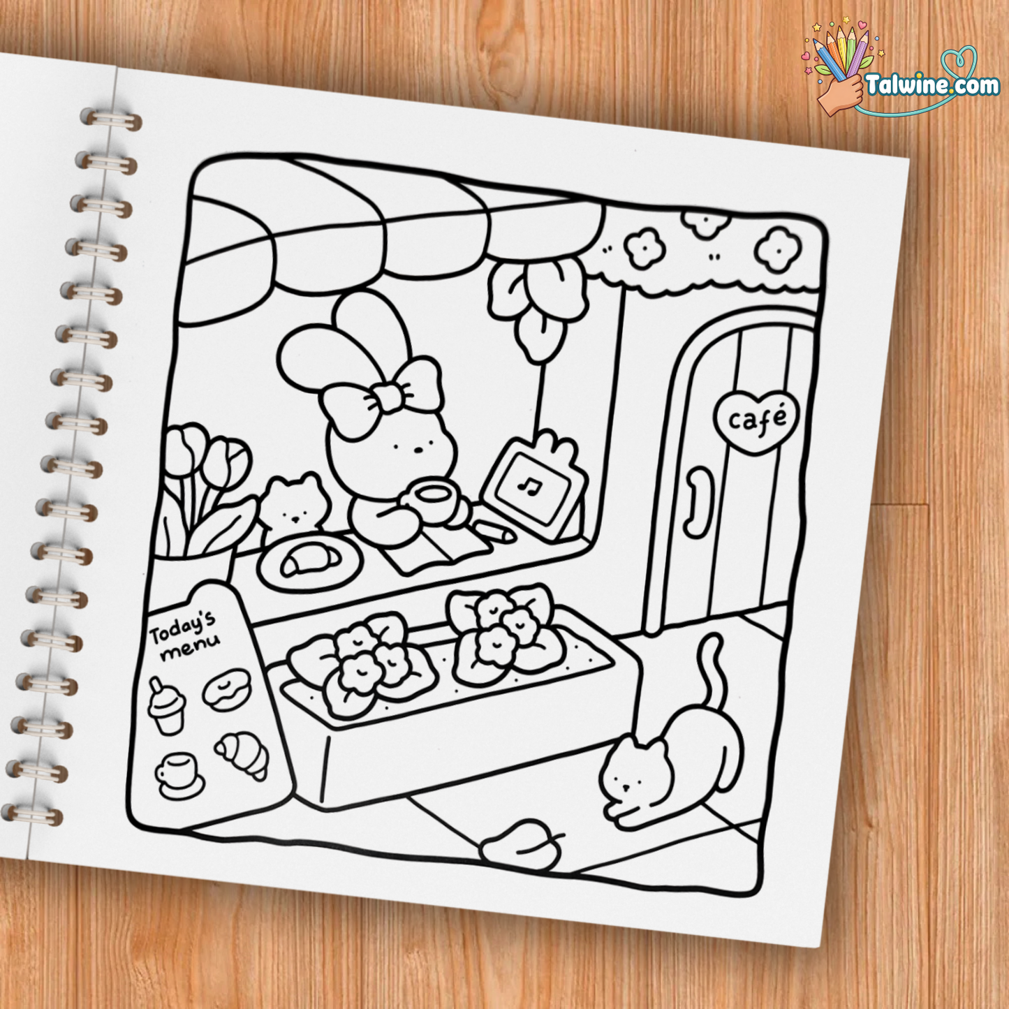 Cozy Days: Coloring Book for Adults and Kids