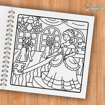 Girl in Paris Coloring Book