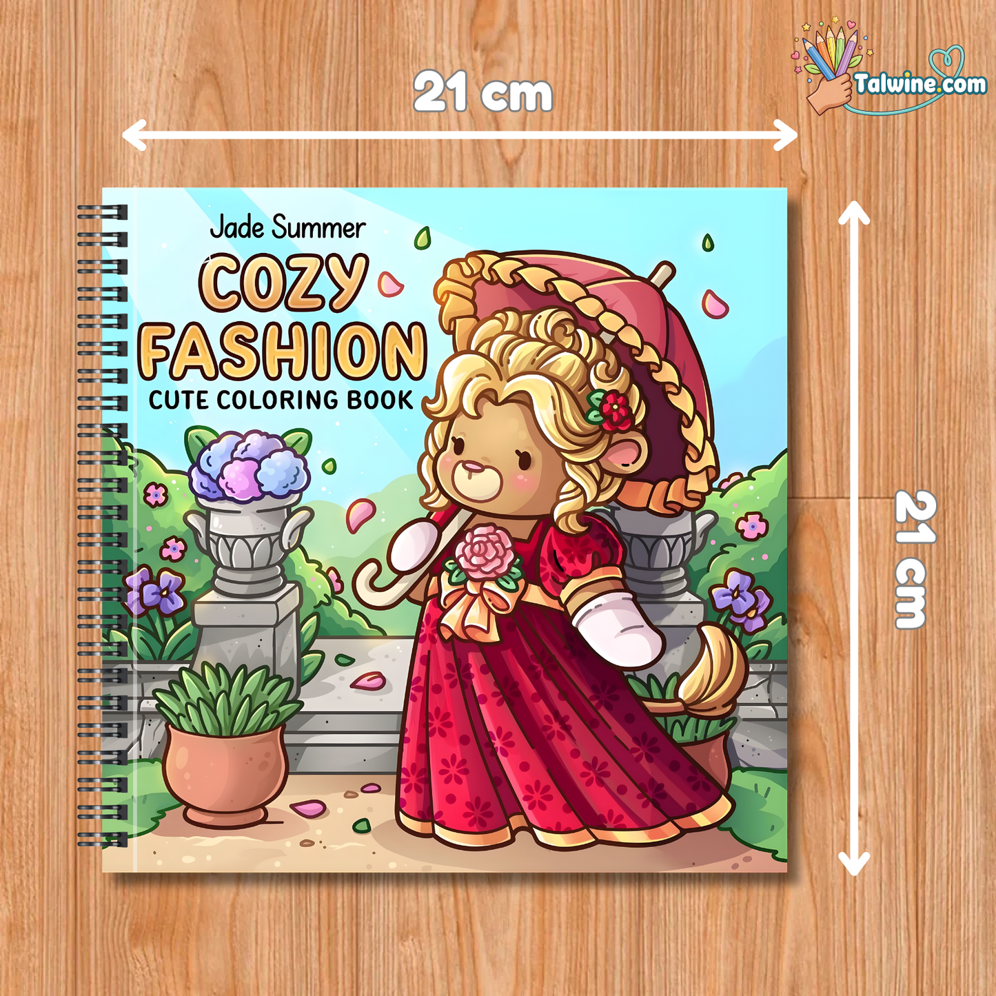 Cozy Fashion Cute Coloring Book