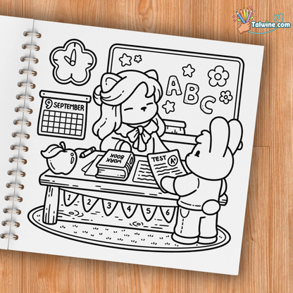 Cozy Jobs: Cute Coloring Book