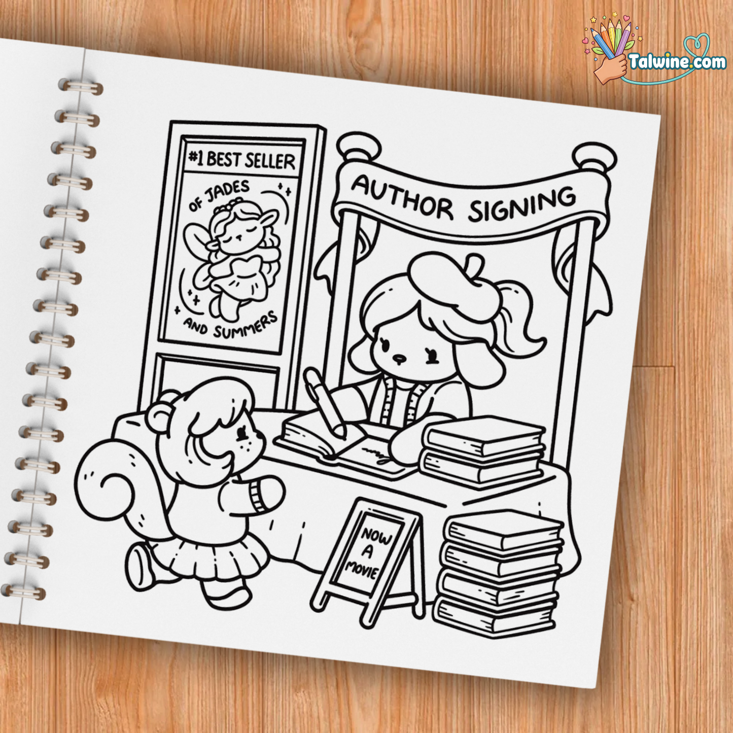 Cozy Jobs: Cute Coloring Book