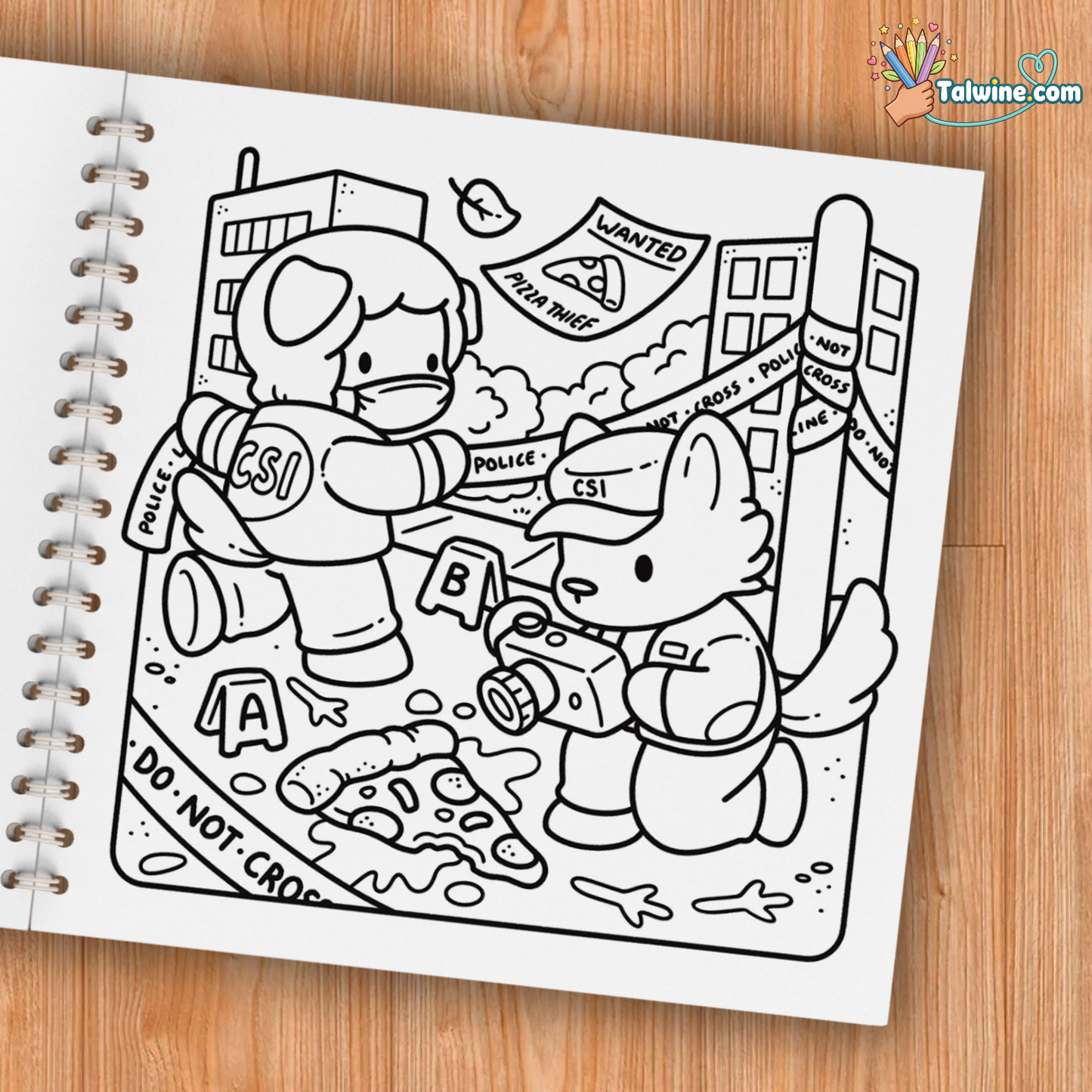 Cozy Jobs: Cute Coloring Book