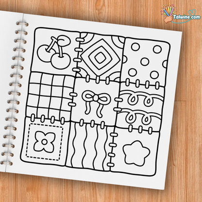 Cutie Patterns Coloring Book
