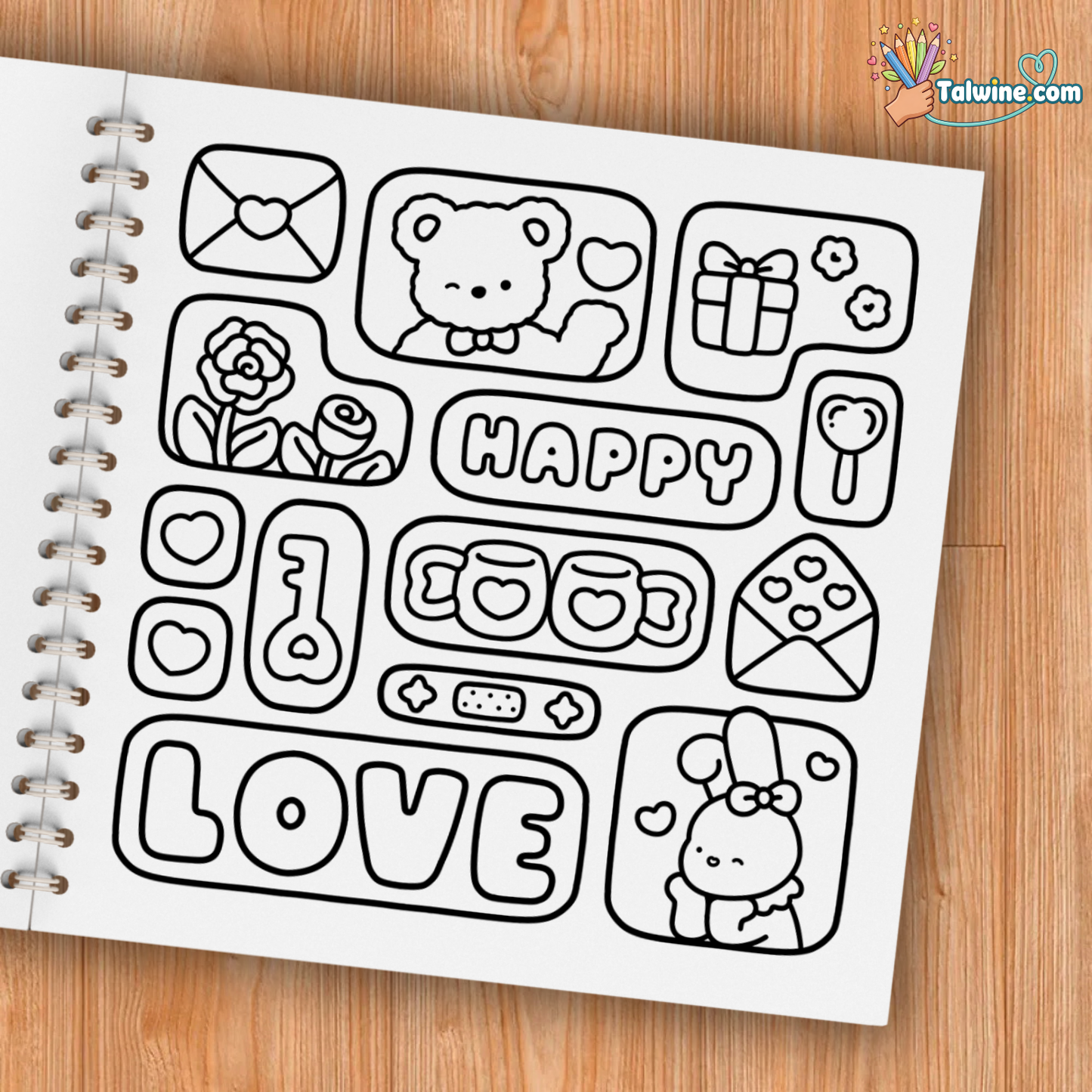 Cutie Patterns Coloring Book