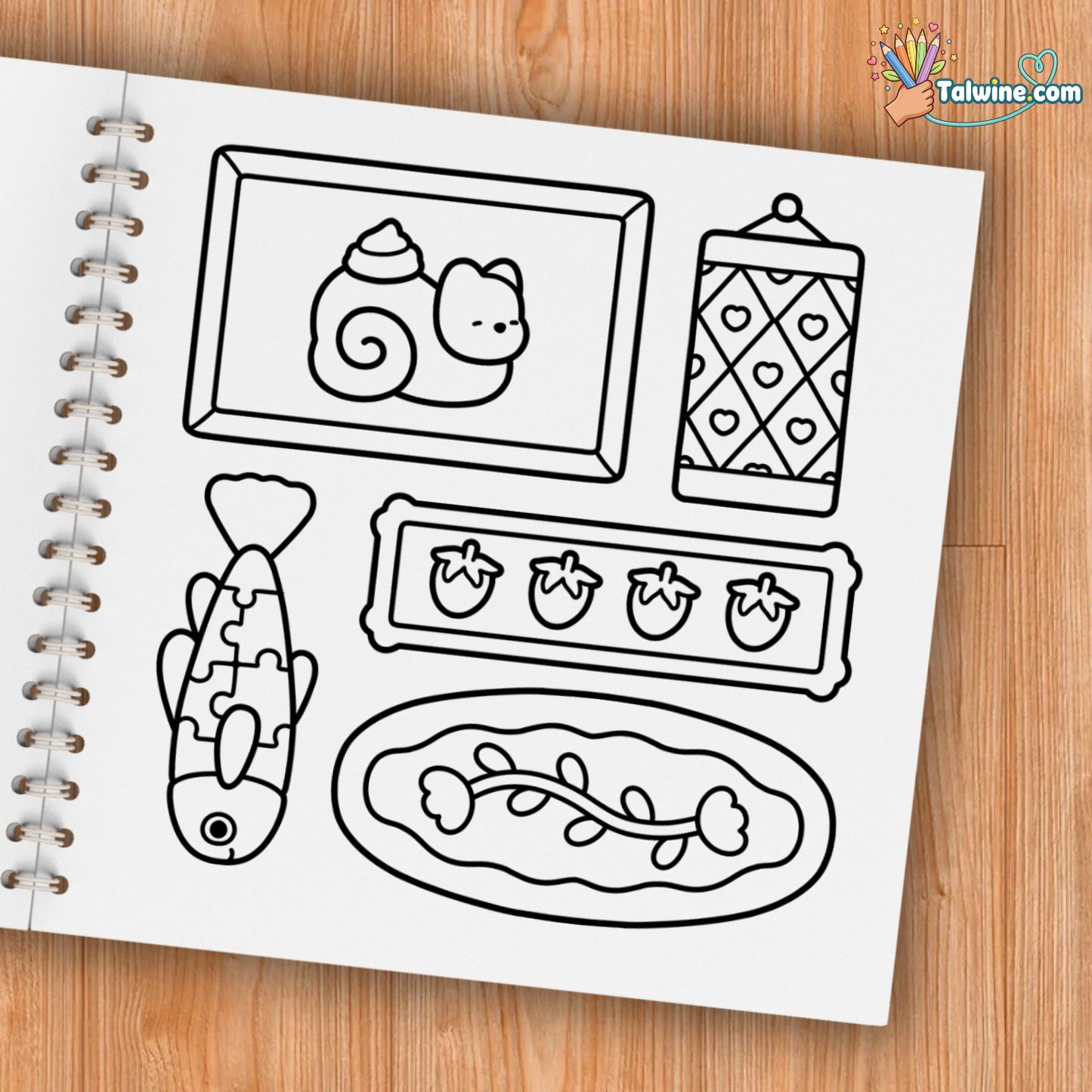 Cutie Patterns Coloring Book