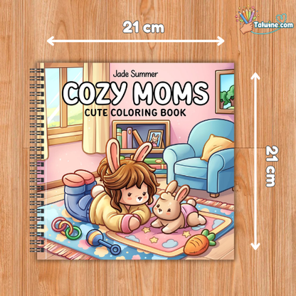 Cozy Moms Coloring Book