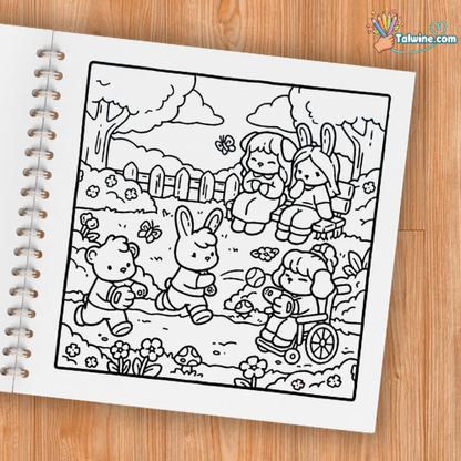 Cozy Moms Coloring Book