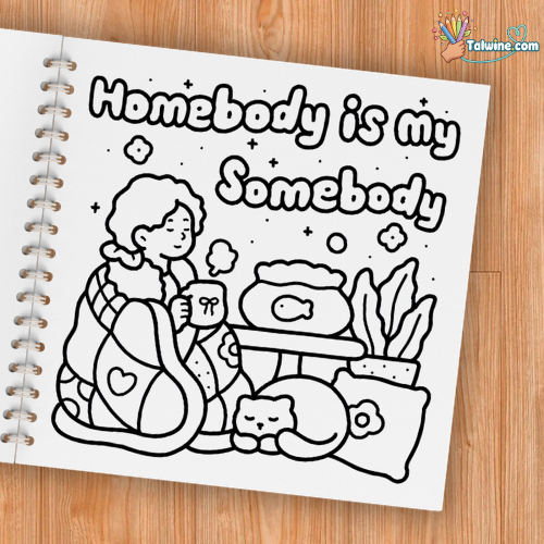 Self-Care: Relaxing Coloring Book