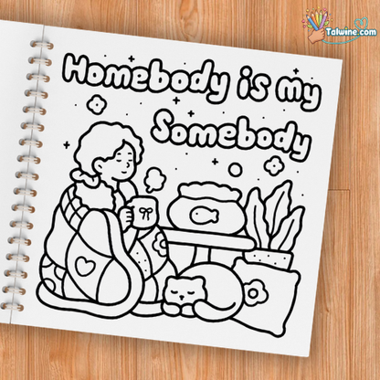 Self-Care: Relaxing Coloring Book