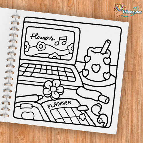 Self-Care: Relaxing Coloring Book