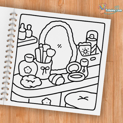 Self-Care: Relaxing Coloring Book