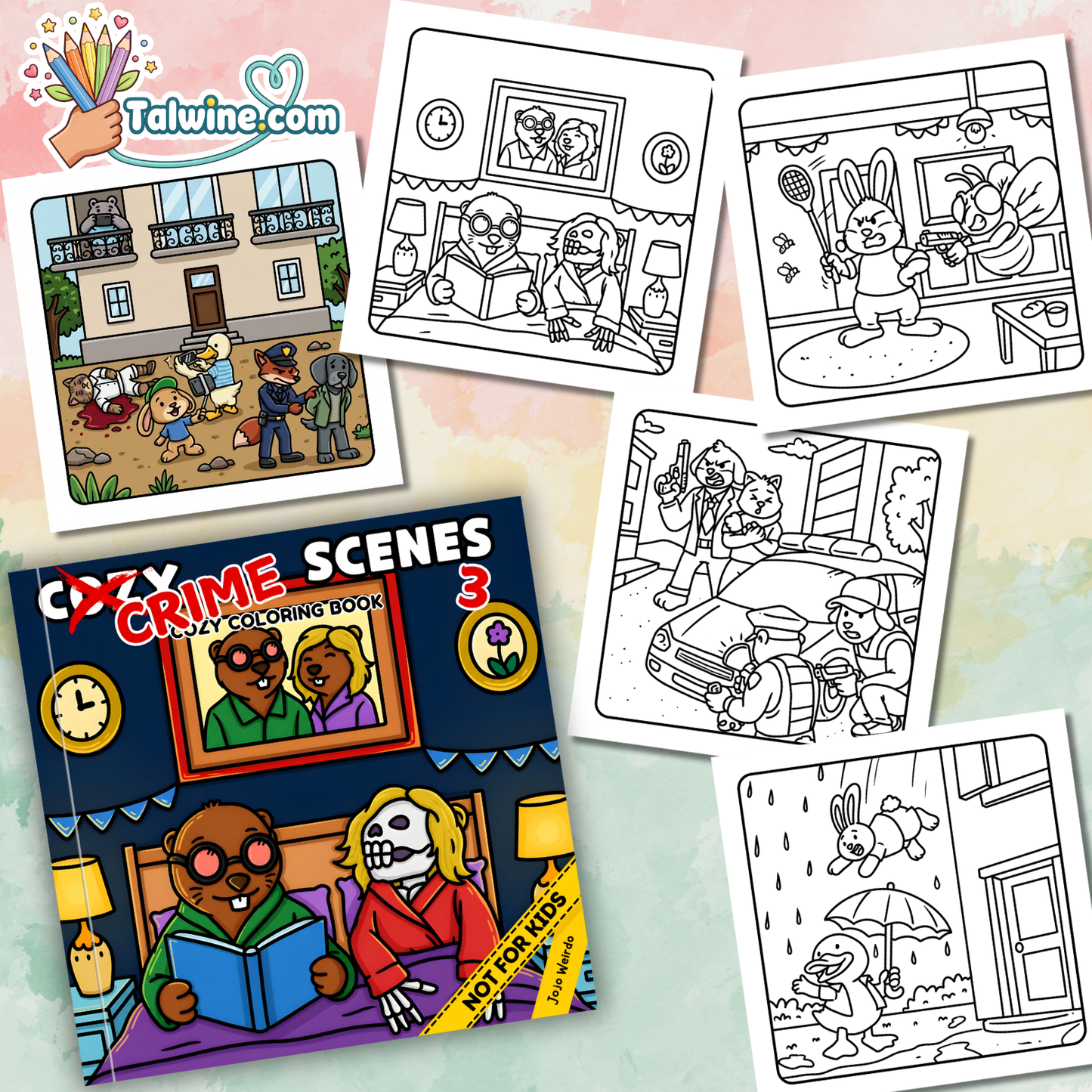 Choisis ton coloriage préféré | Talwine Bundle