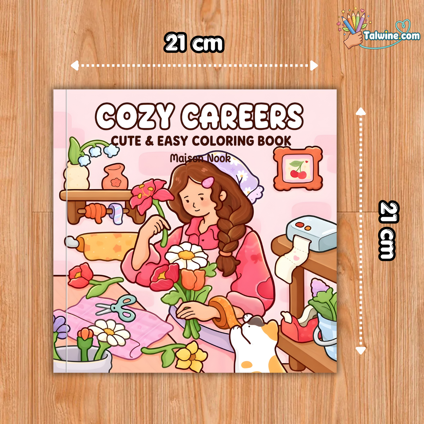 Cozy Careers Coloring Book