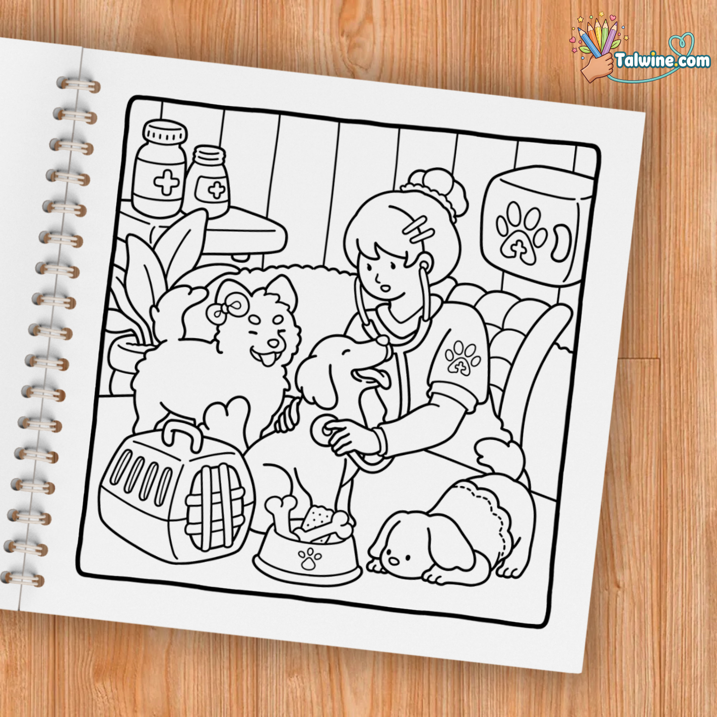 Cozy Careers Coloring Book